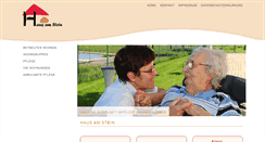 Desktop Screenshot of haus-am-stein.com